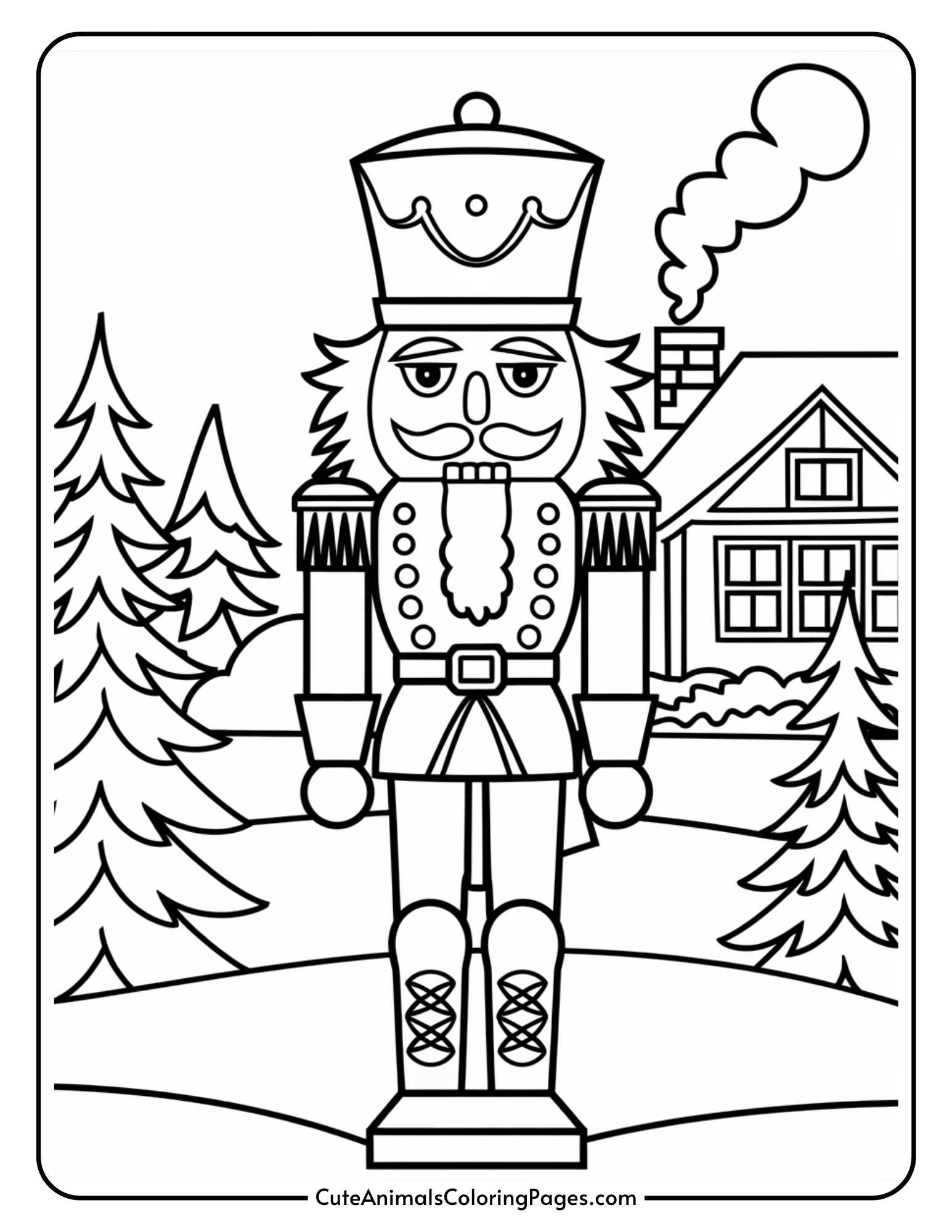 nutcracker coloring page