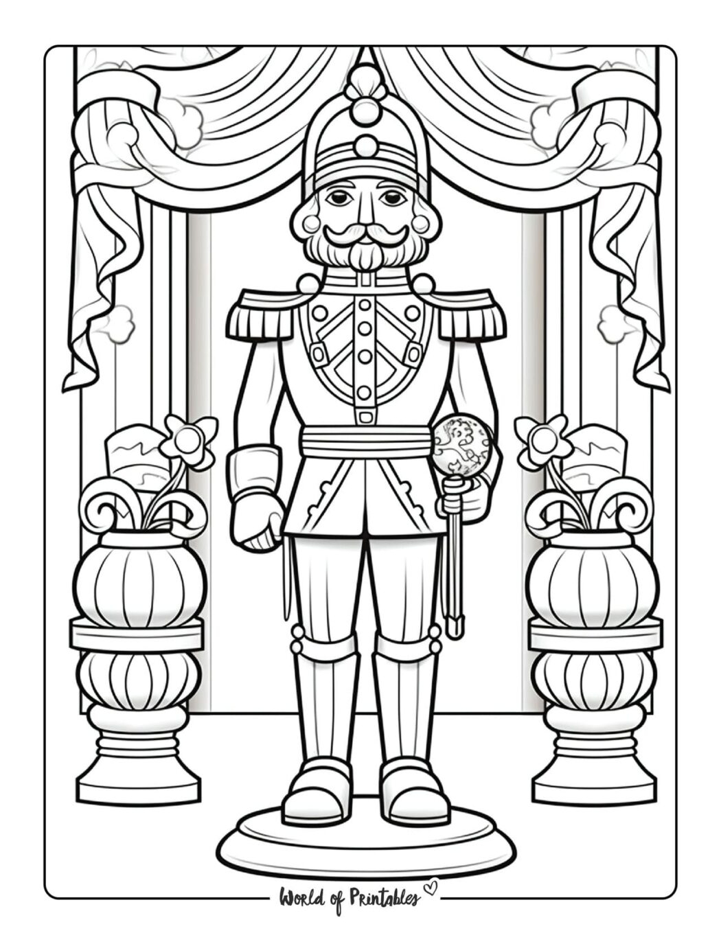Nutcracker Coloring Pages World Of Printables
