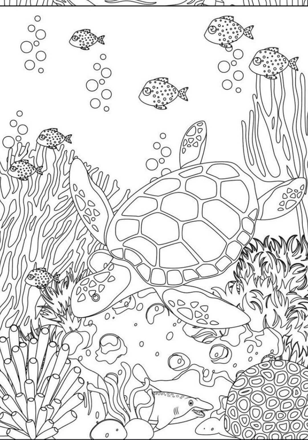 Ocean Printable Coloring Pages 2025 