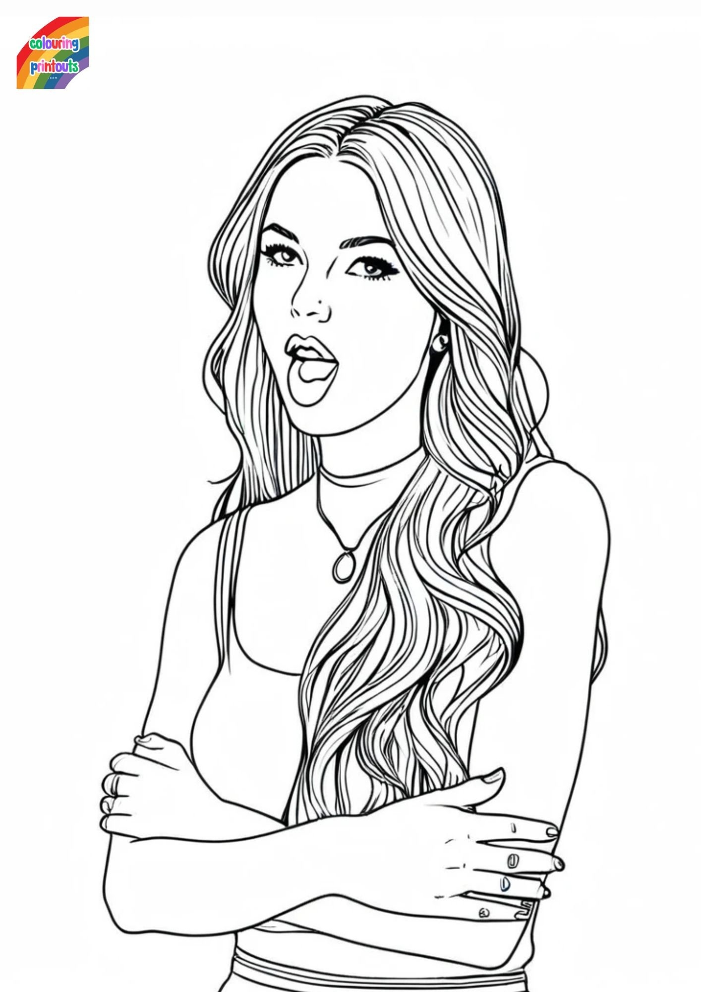 Olivia Rodrigo Coloring Pages Free Printables 