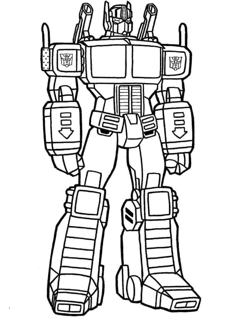 optimus prime coloring page optimus prime coloring page