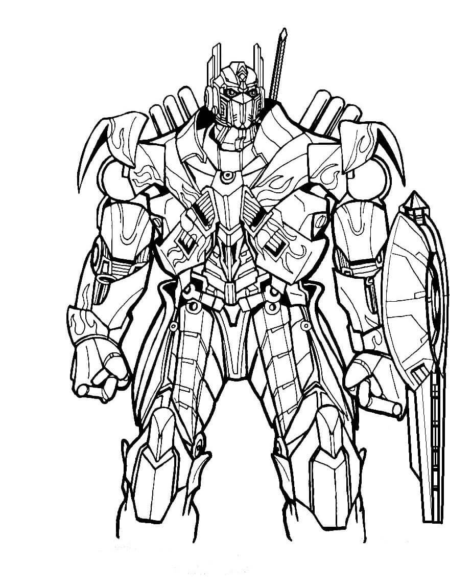 Optimus Prime Coloring Pages Free Printable Coloring Pages For Kids
