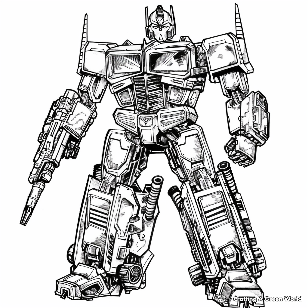 Optimus Prime Coloring Pages Free Printable Optimus Prime Coloring Pages Free Printable
