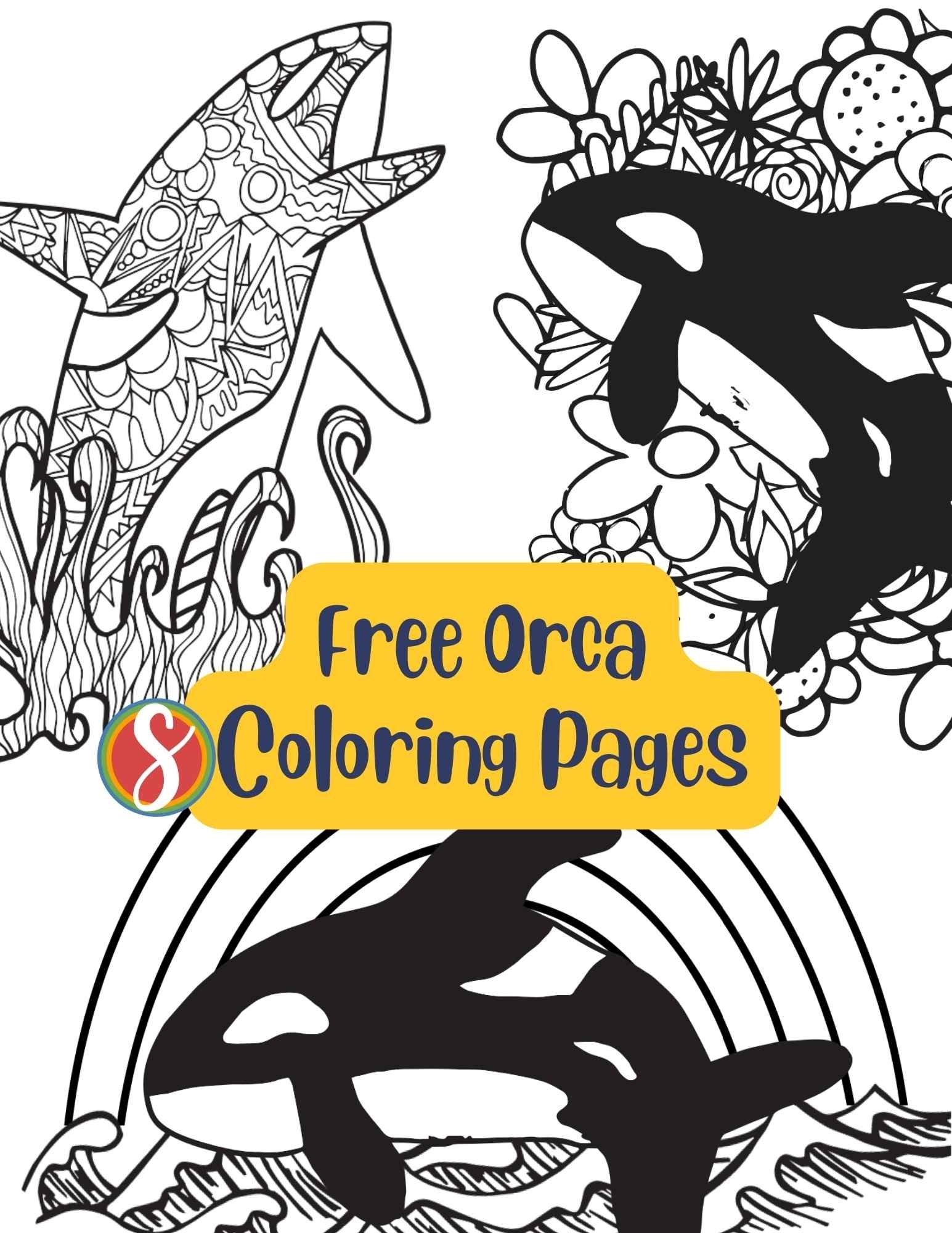 Orca Whale Coloring Pages