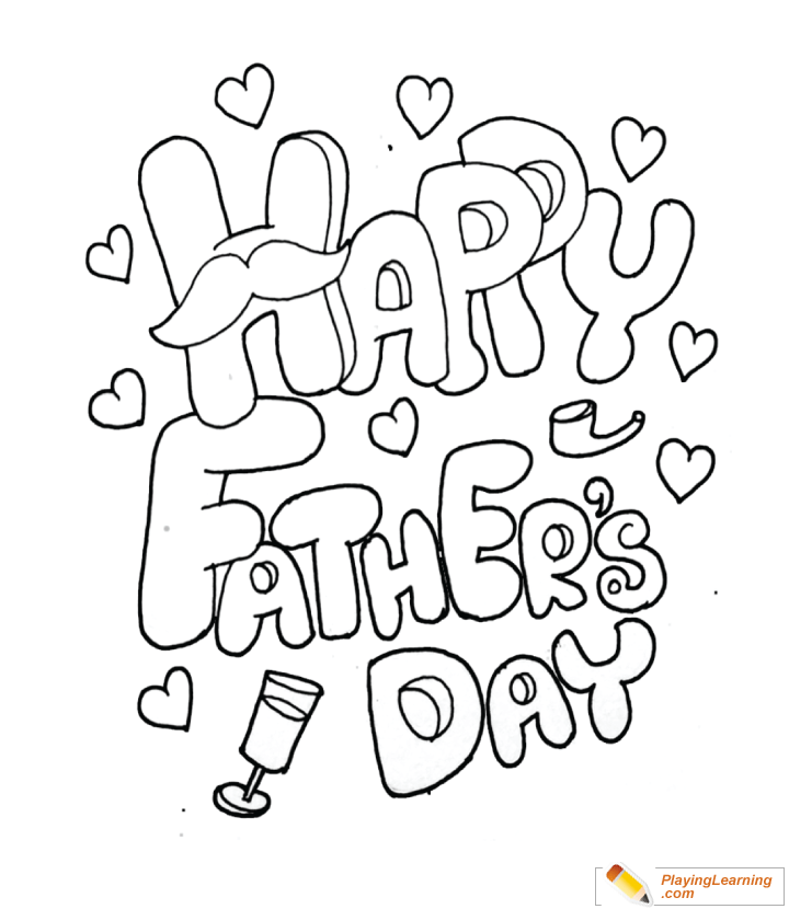 happy fathers day coloring pages