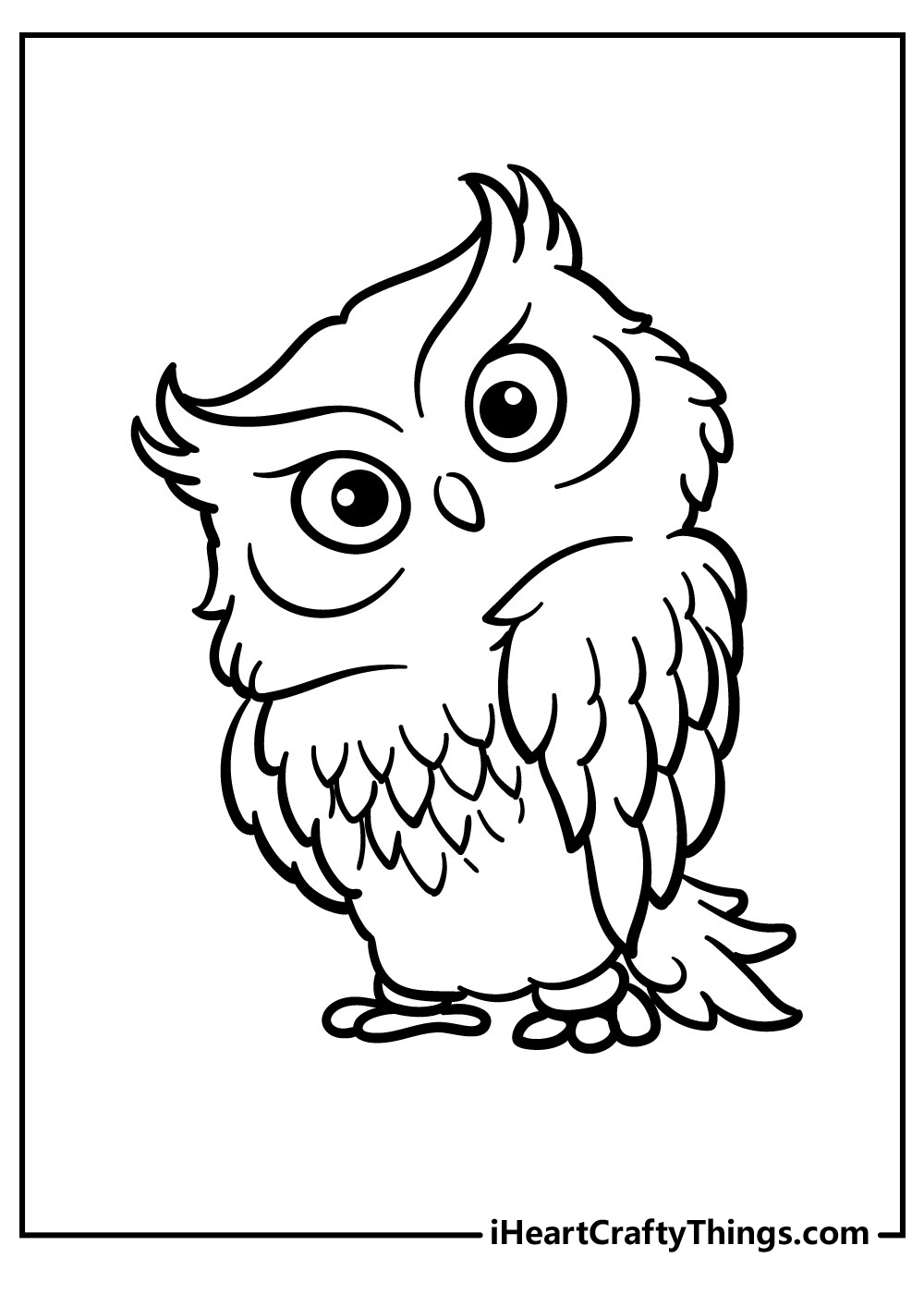 Owl Coloring Pages