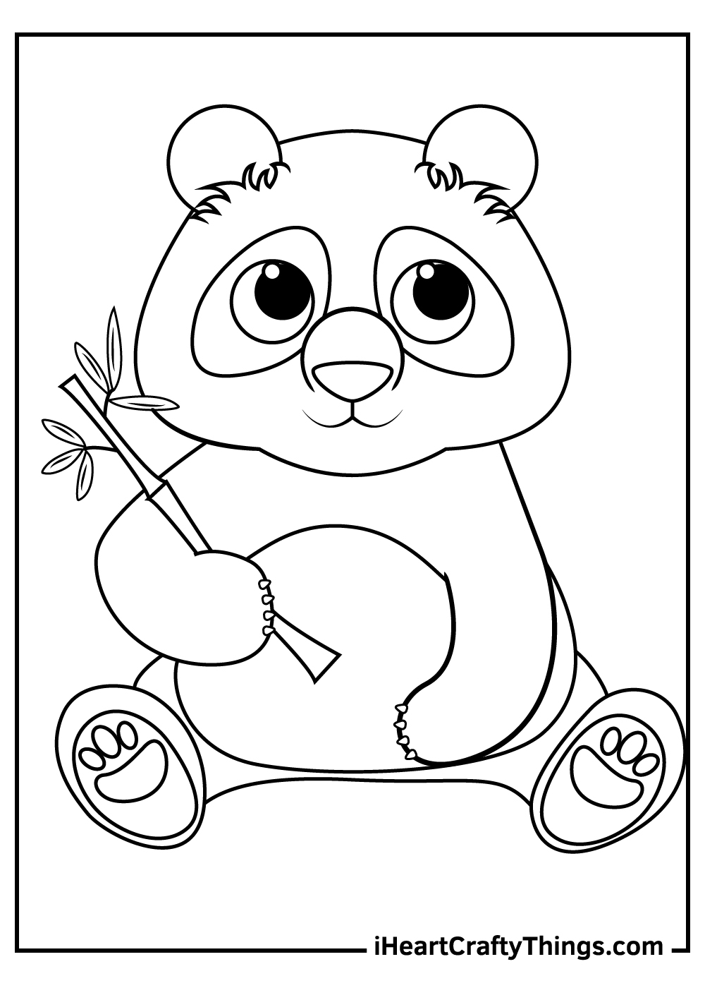 Panda Bears Coloring Pages 2025 