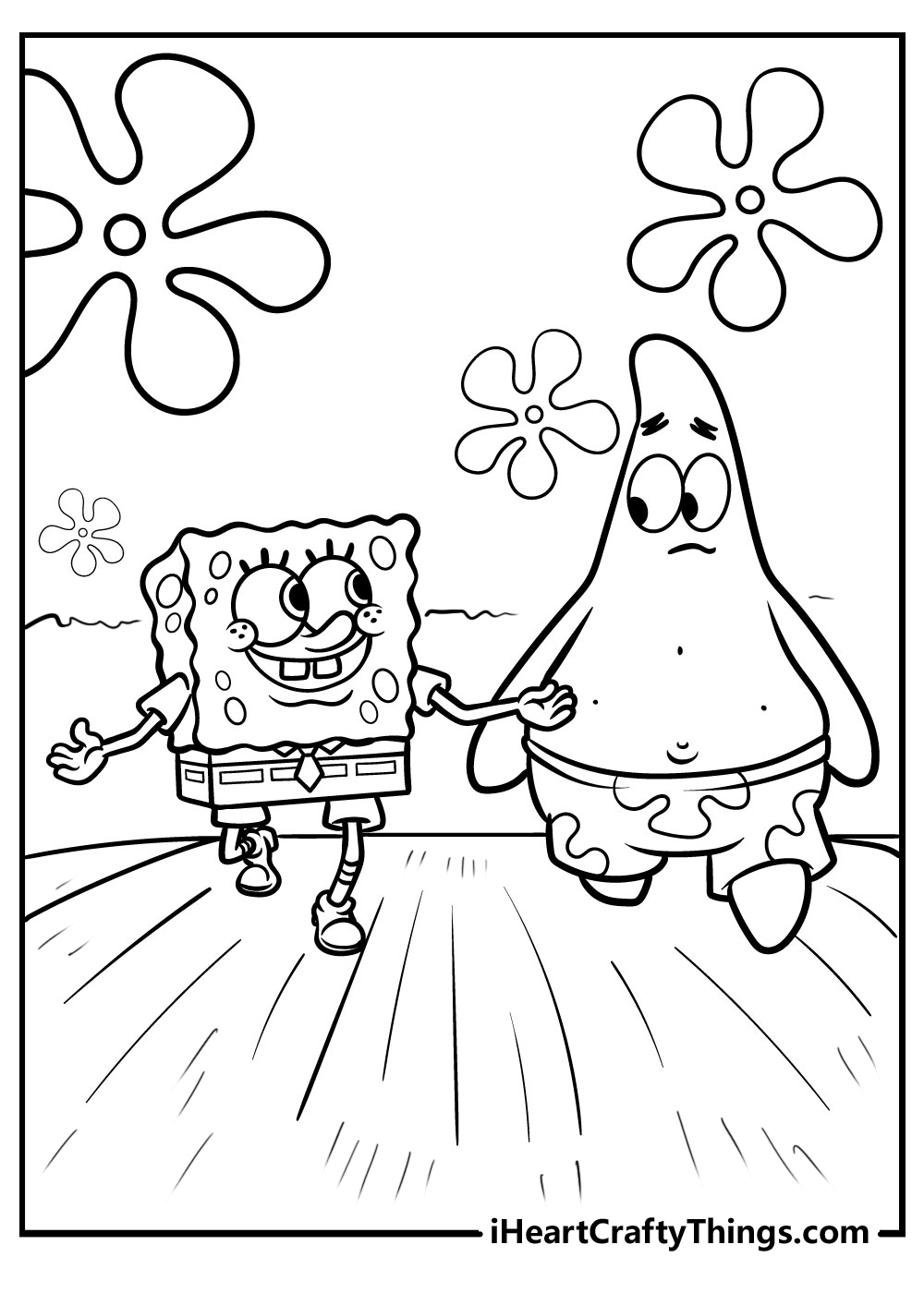 coloring pages of spongebob