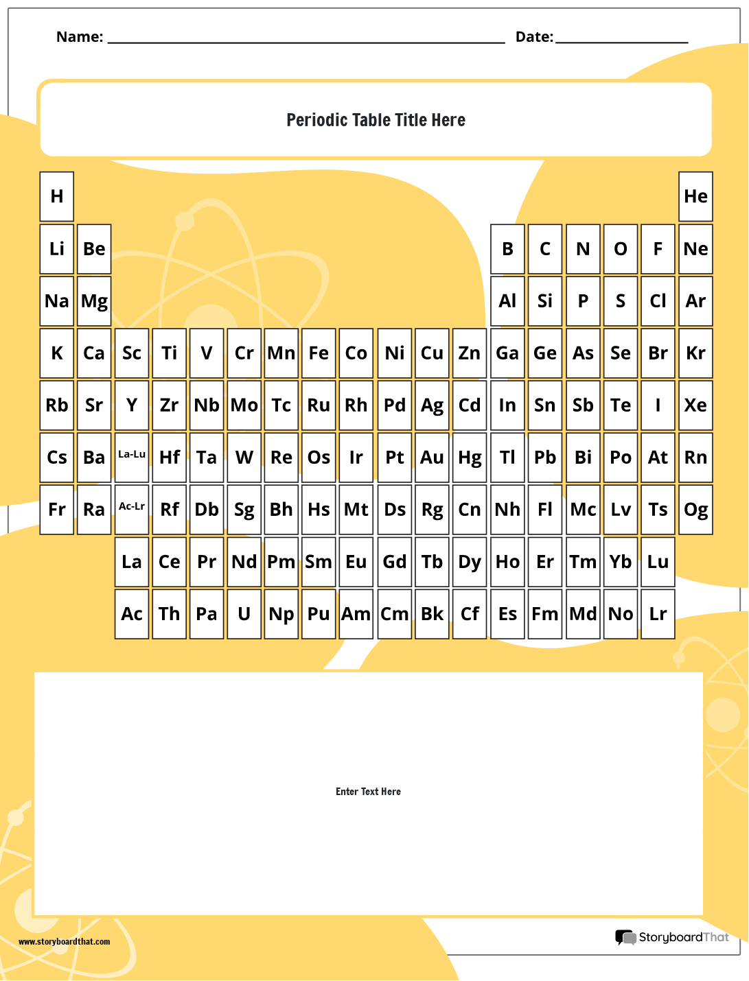Periodic table worksheet PDF Worksheets Library