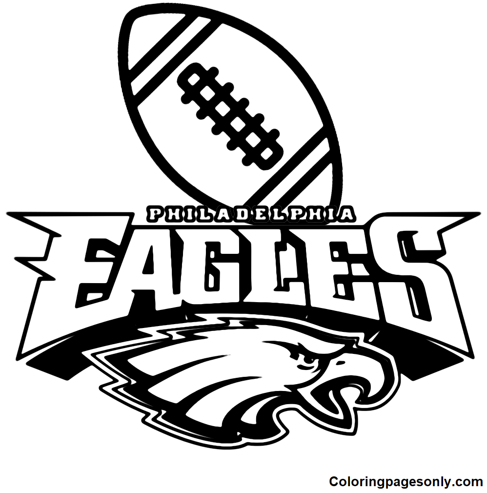 Philadelphia Eagles Coloring Pages