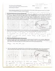 Physics 5C Lab 3 Worksheet pdf Course Hero