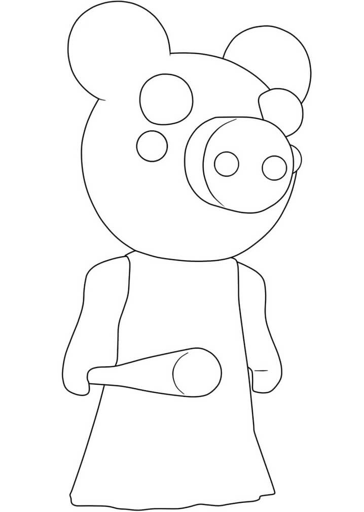 piggy coloring pages piggy coloring pages
