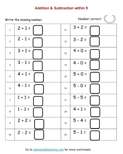 Pin On Add Or Subtract Worksheets Worksheets Library