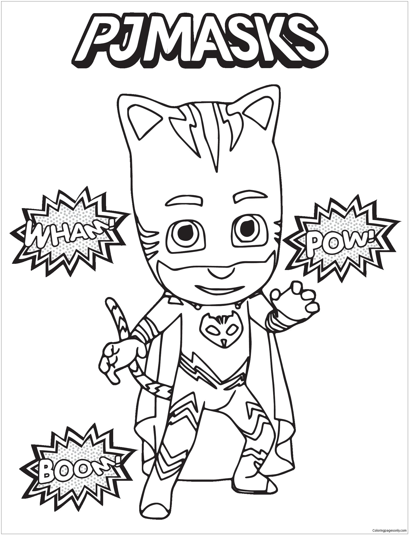 Pj Masks Color Pages