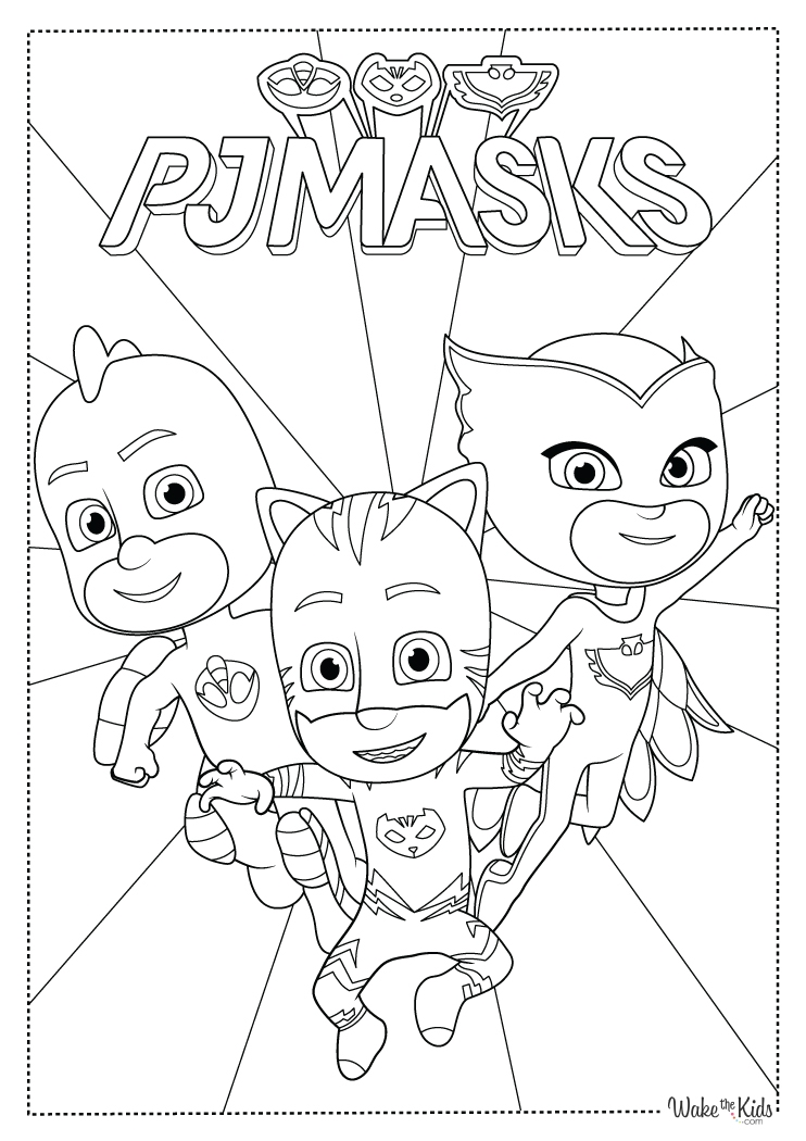 Pj Masks Coloring Pages