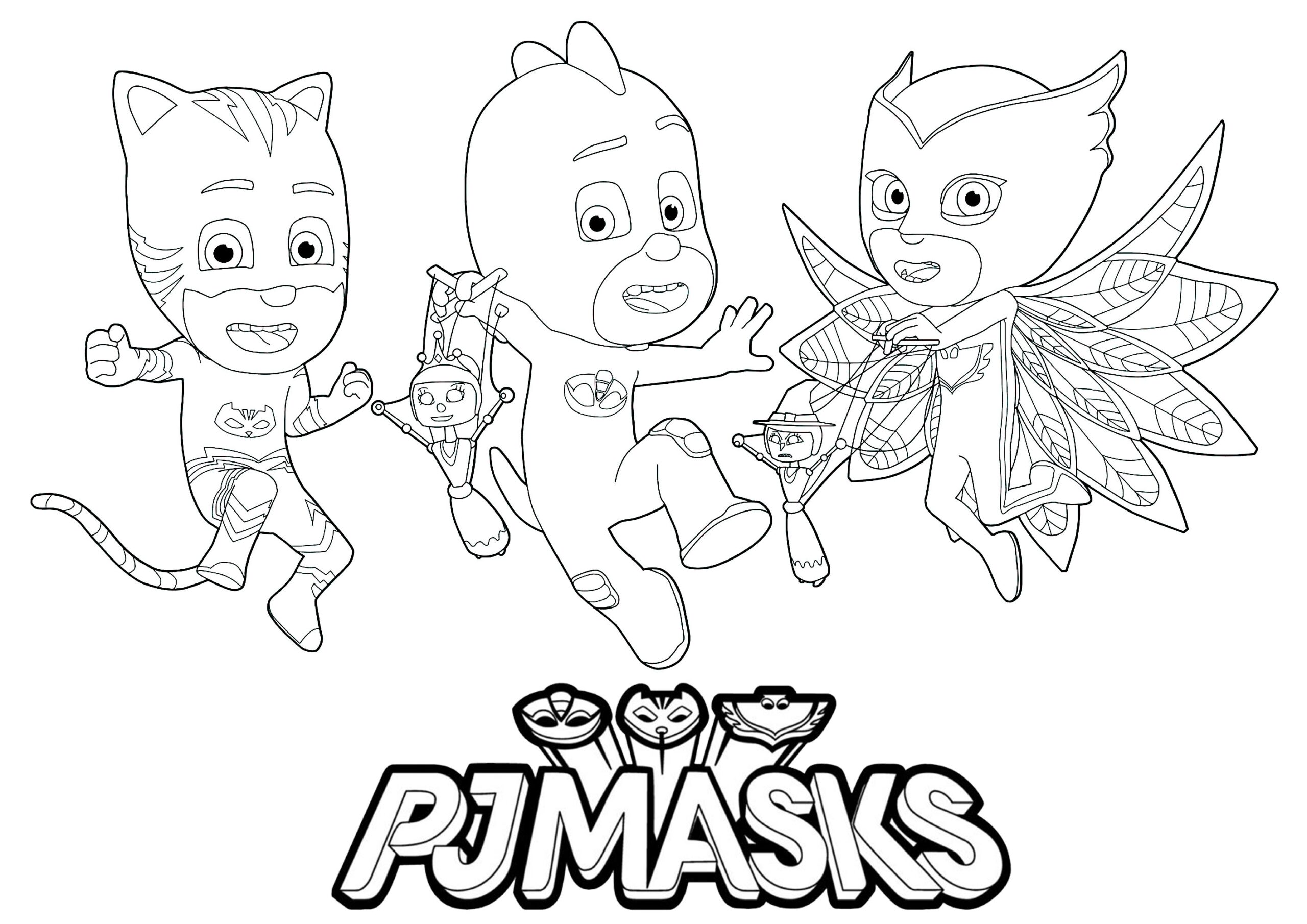 pj masks coloring pages pj masks coloring pages