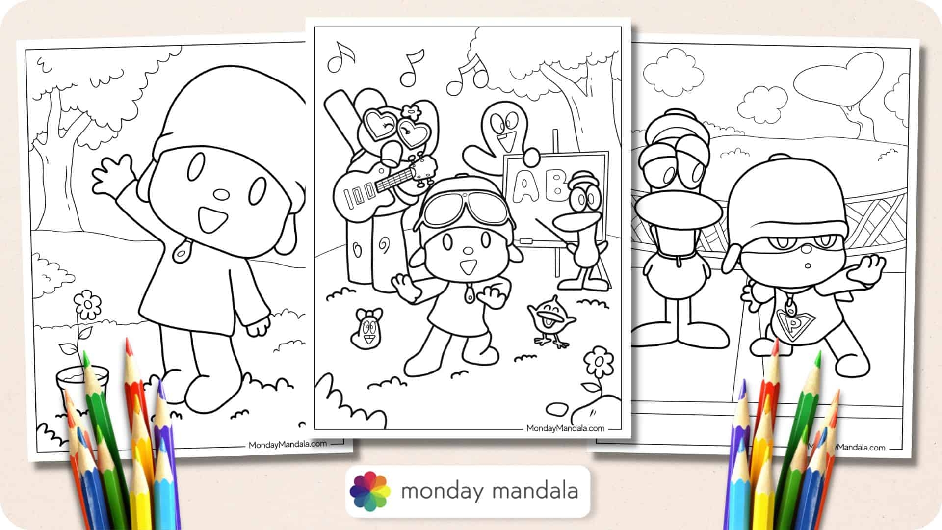 Pocoyo Coloring Pages Pocoyo Coloring Pages