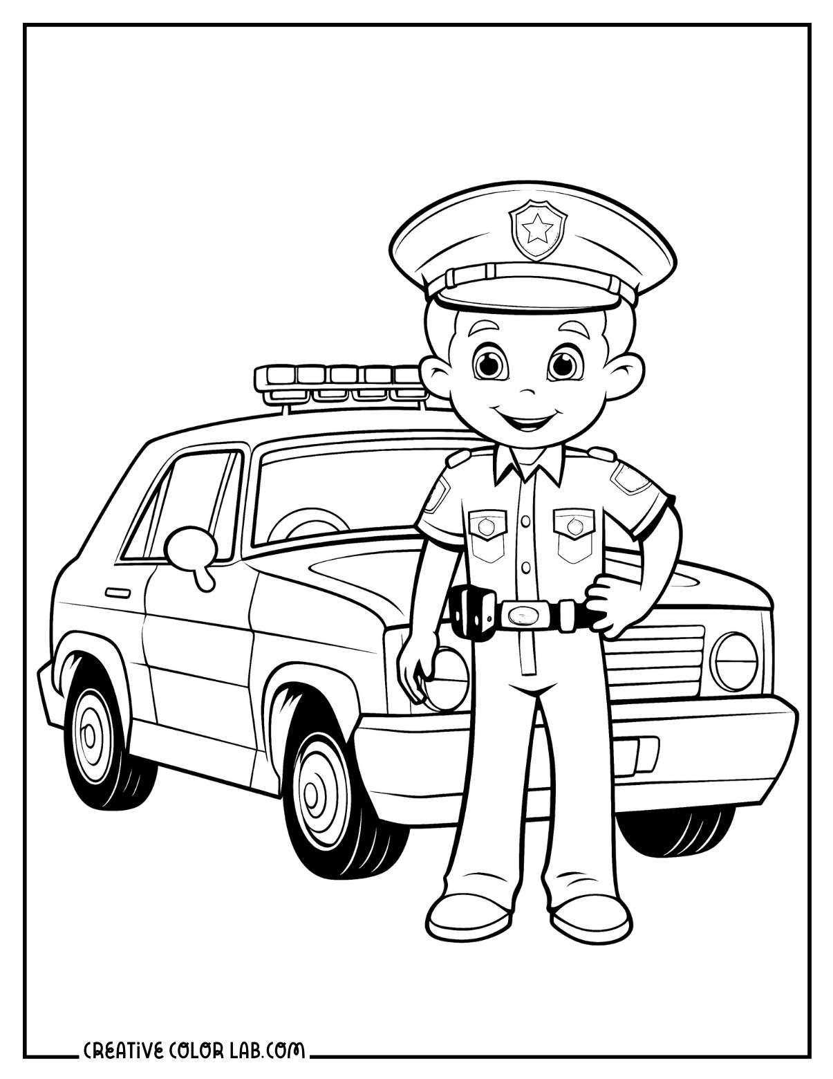 Police Coloring Policeman Pages Officer Community Helpers Preschool Police Coloring Policeman Pages Officer Community Helpers Preschool