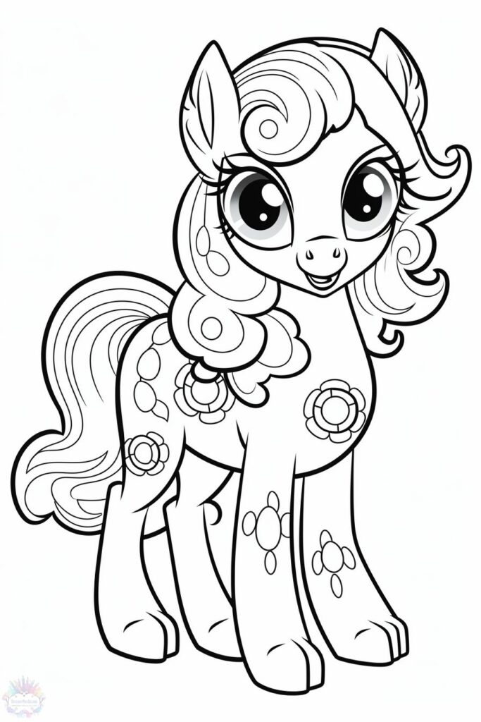 Pony Coloring Pages 20 Drawings To Print And Color