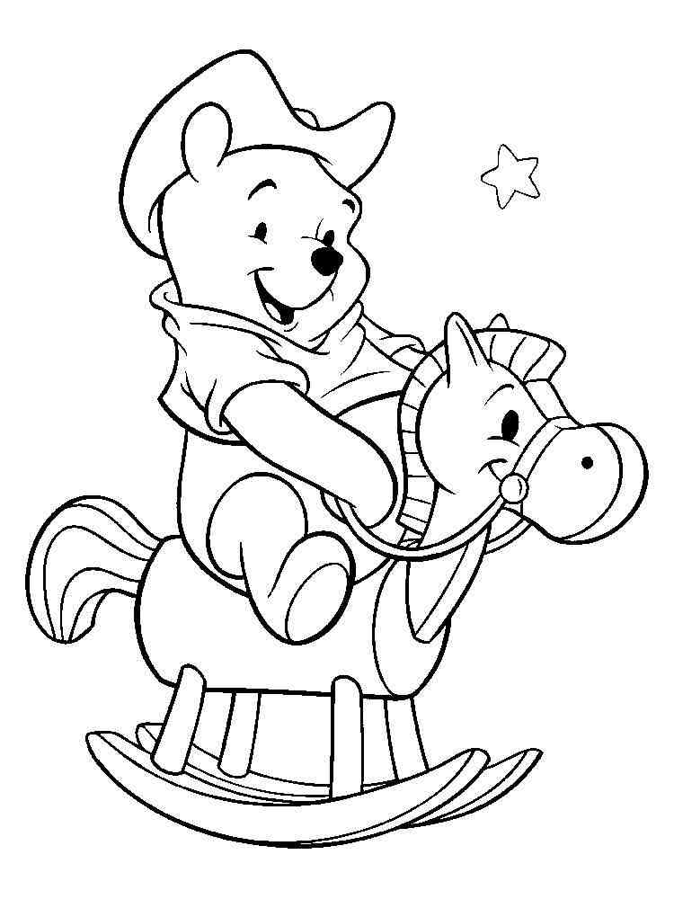 pooh bear coloring pages