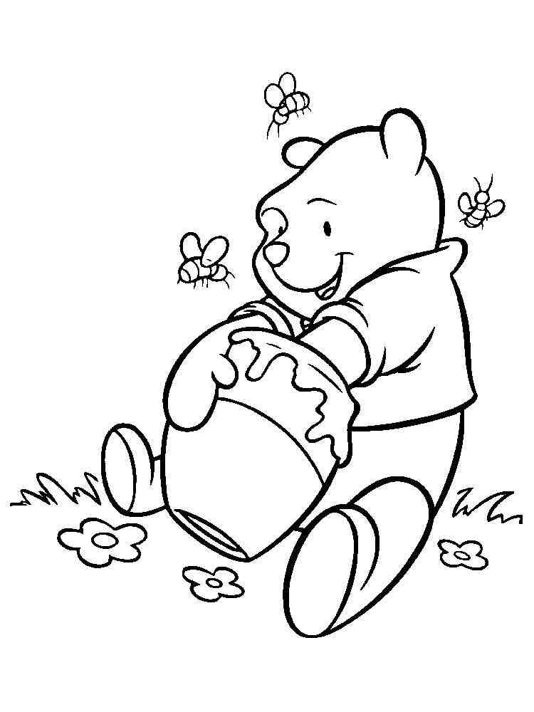 Pooh Bear Coloring Pages