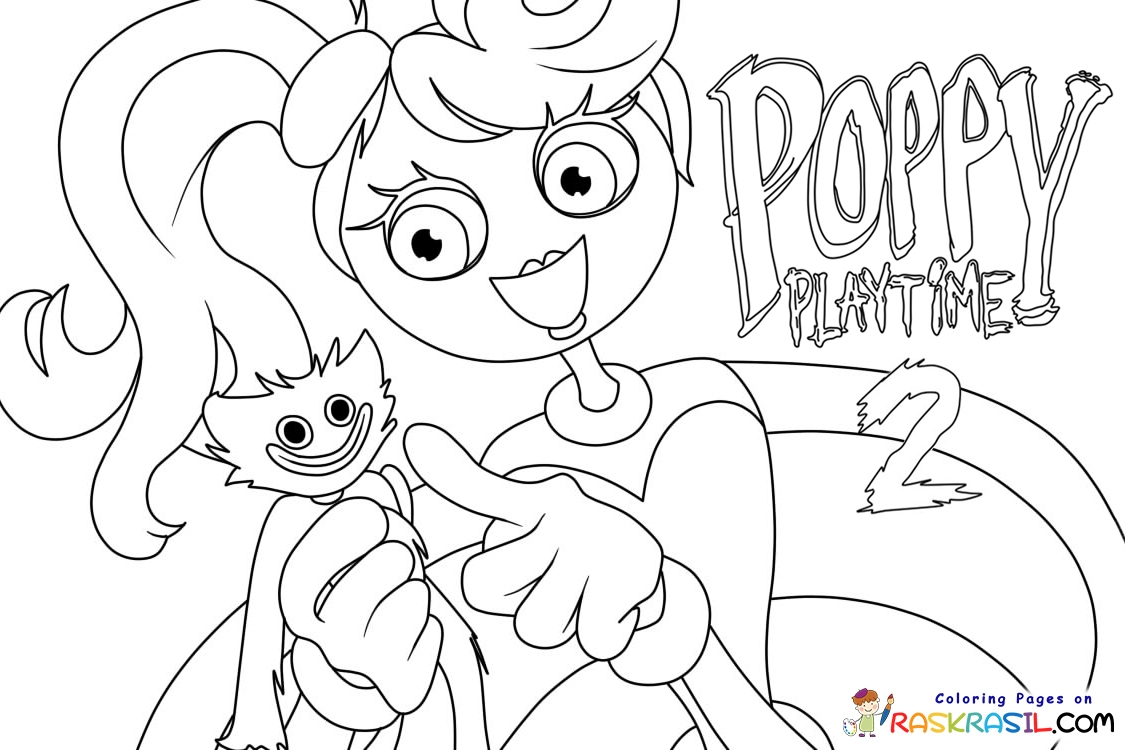 poppy playtime coloring page poppy playtime coloring page