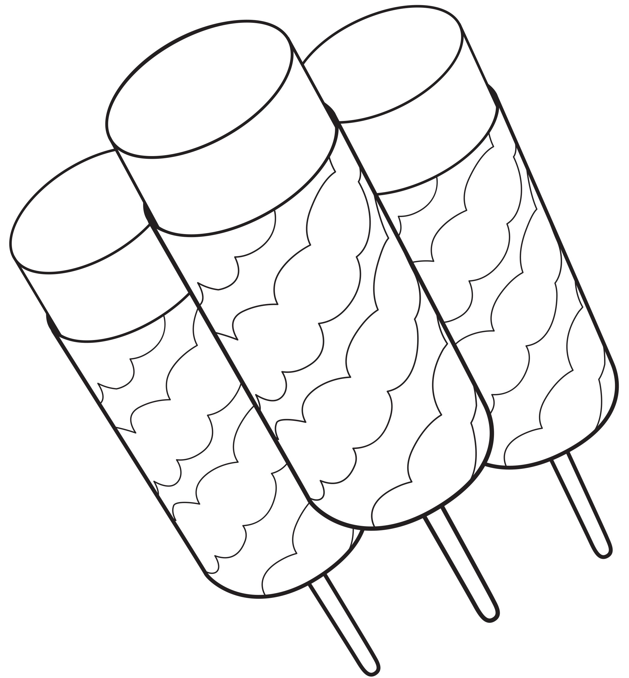 Popsicle Coloring Page At GetColorings Free Printable Colorings 