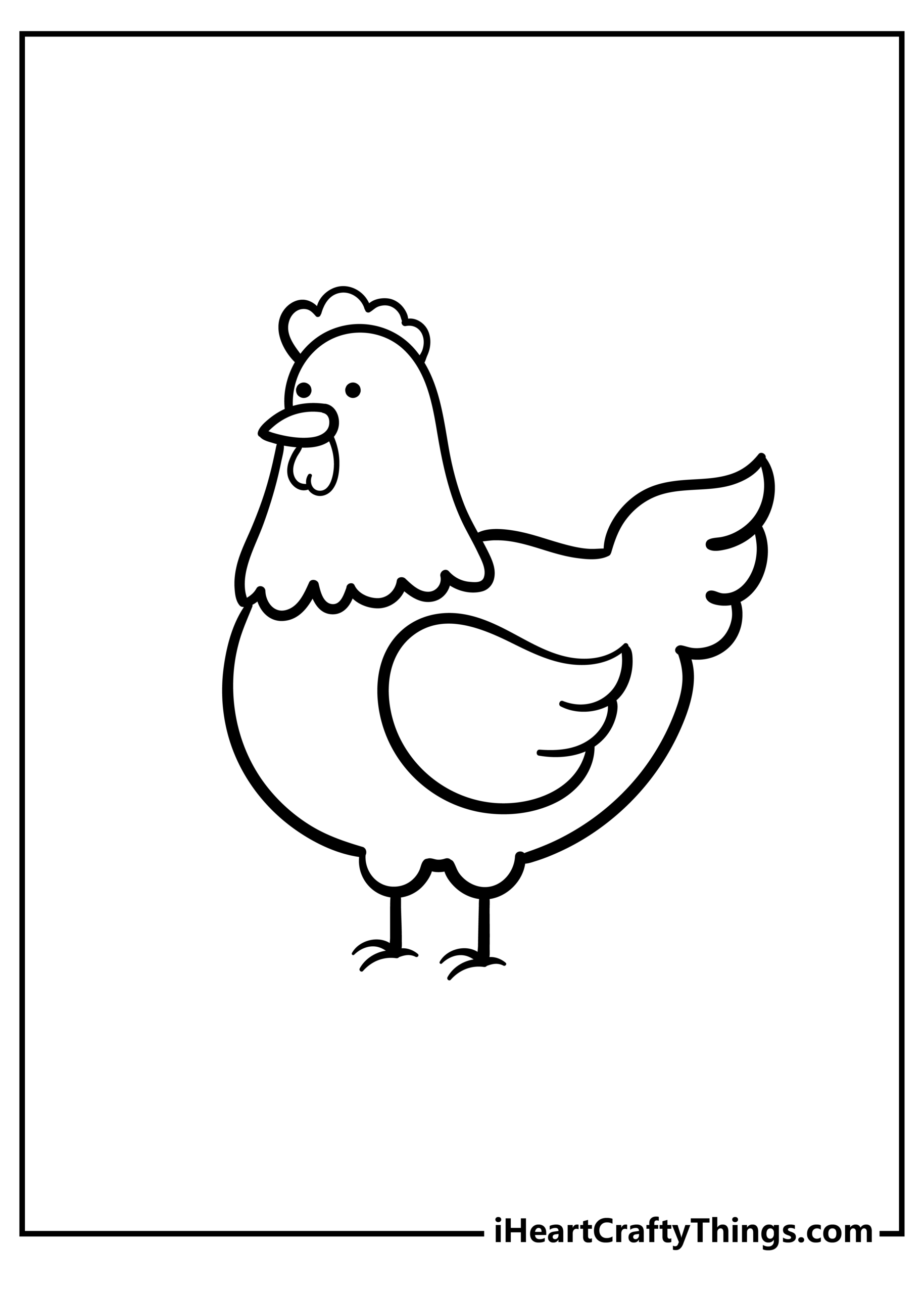 Poultry Coloring Pages