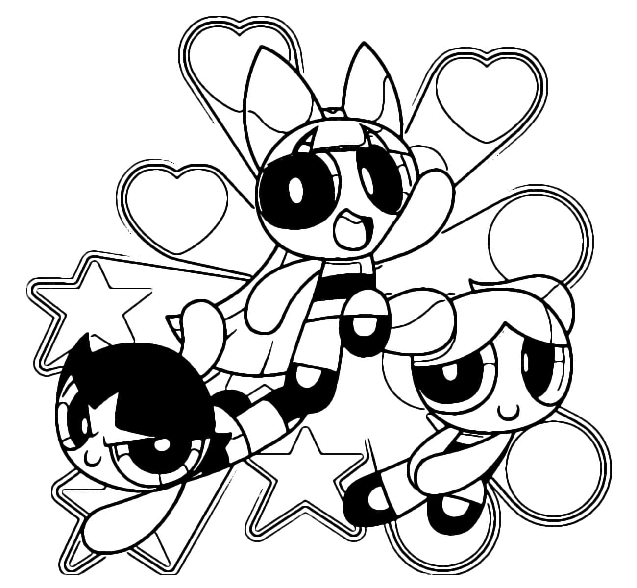 Powerpuff Girls Coloring Pages WONDER DAY COM Powerpuff Girls Coloring Pages WONDER DAY COM