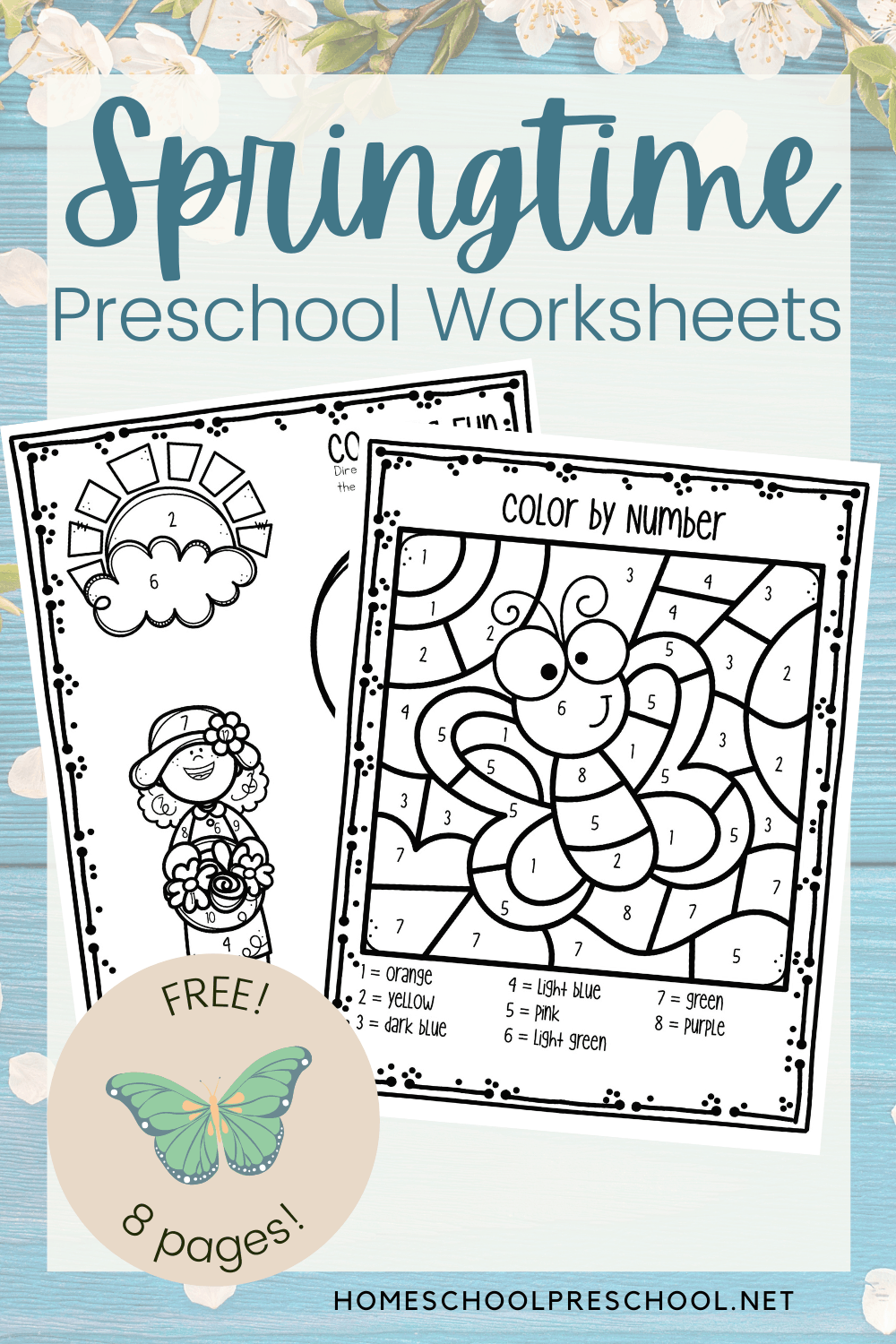 Preschool Spring Worksheets