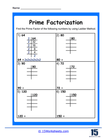 Prime Factorization Worksheets 15 Worksheets Library Worksheets Library Prime Factorization Worksheets 15 Worksheets Library Worksheets Library