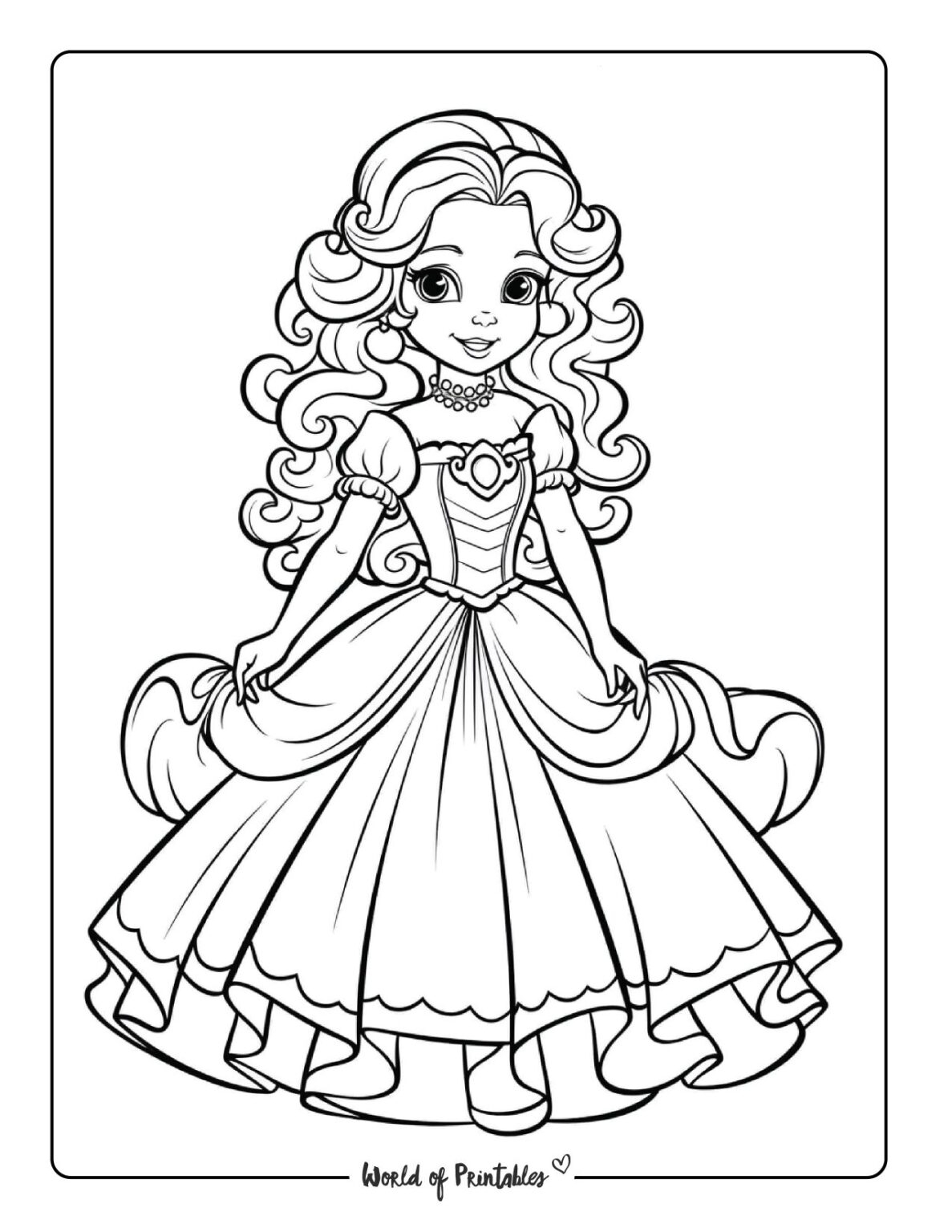 Princess Coloring Sheets Printable Princess Coloring Sheets Printable