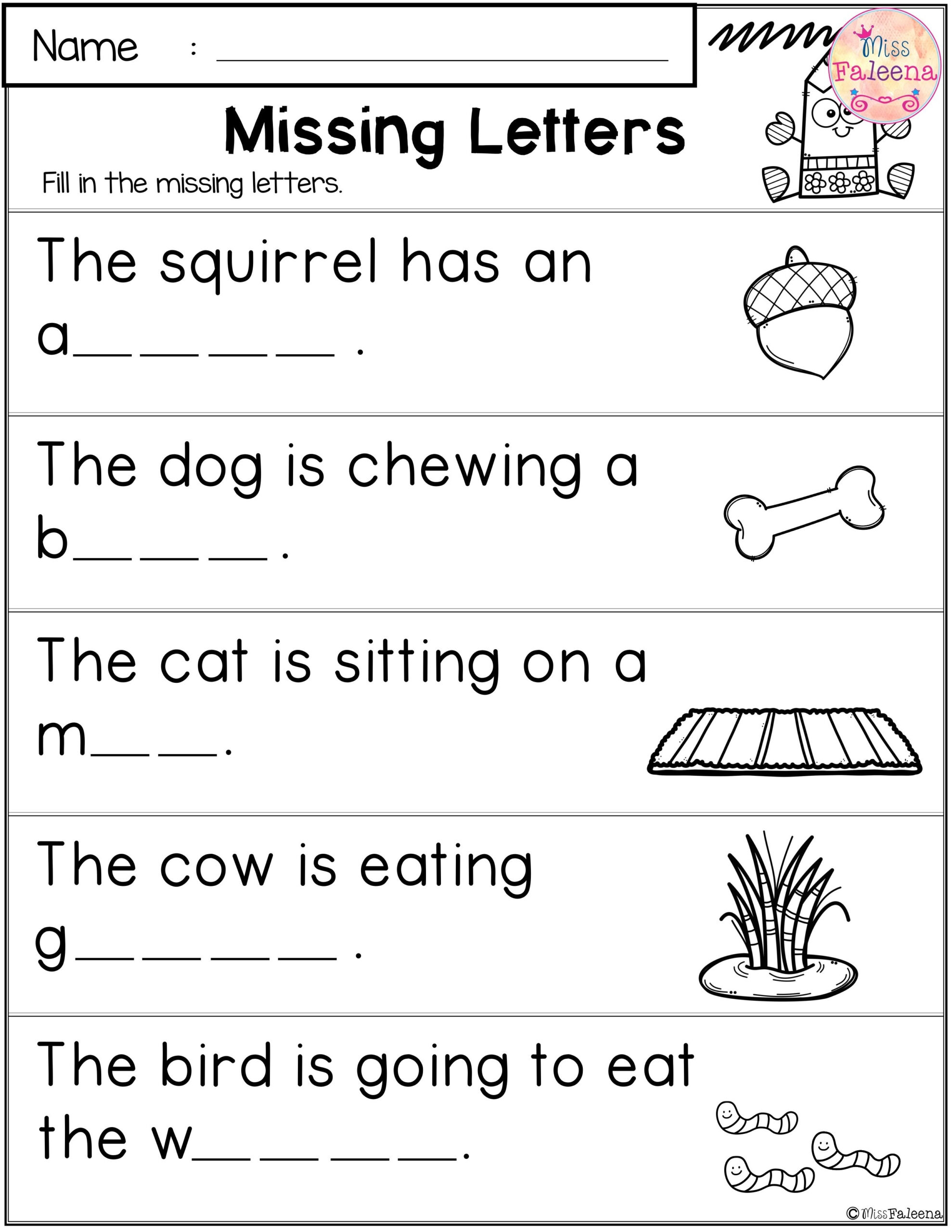 Printable 1st Grade Worksheets Printable Worksheets