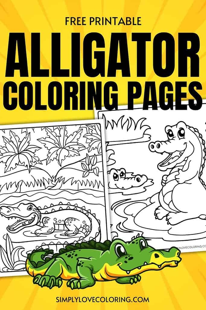 Printable Alligator Coloring Pages 2025 Printable Alligator Coloring Pages 2025