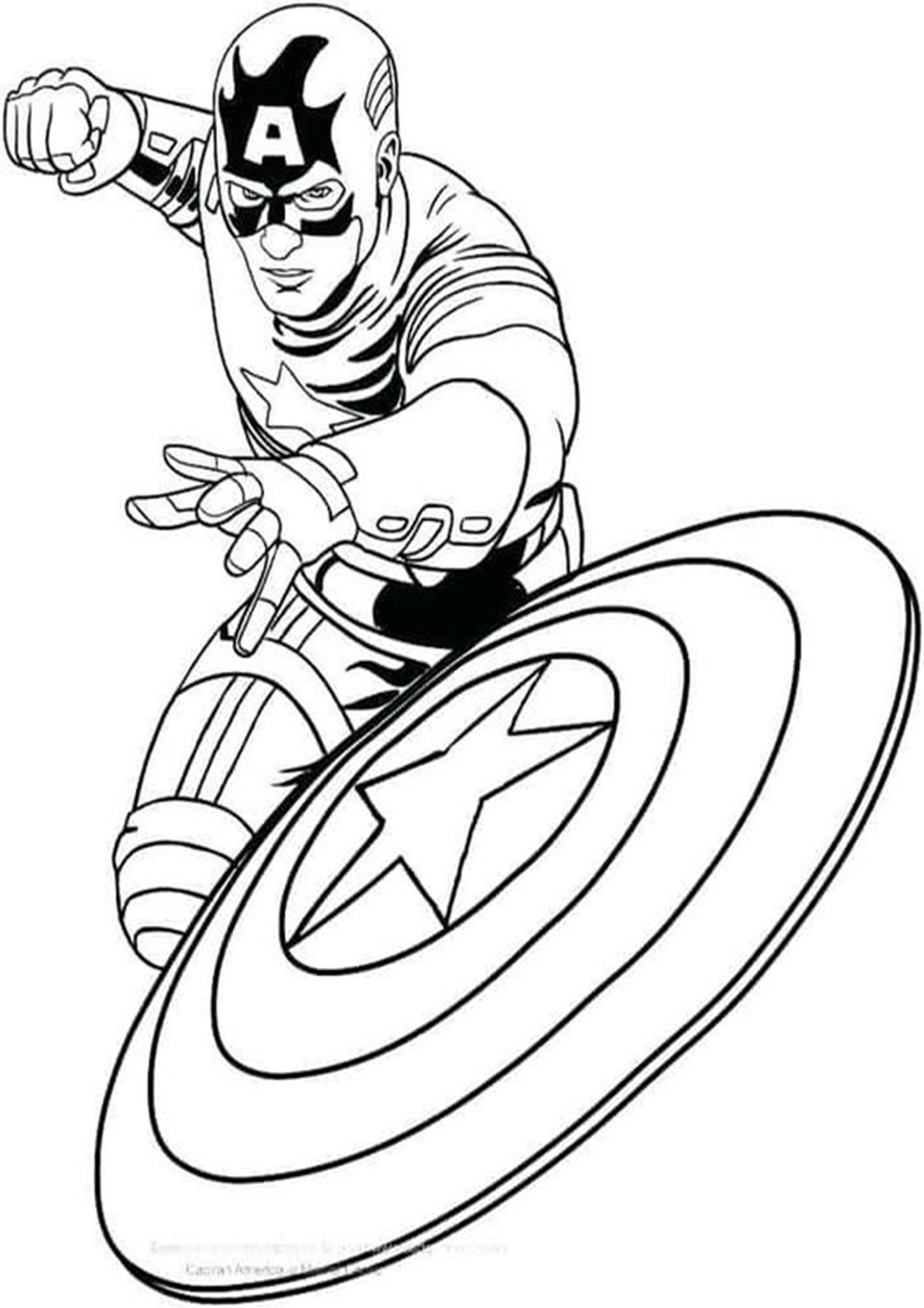 Printable Captain America Coloring Pages Printable Calendars AT A GLANCE