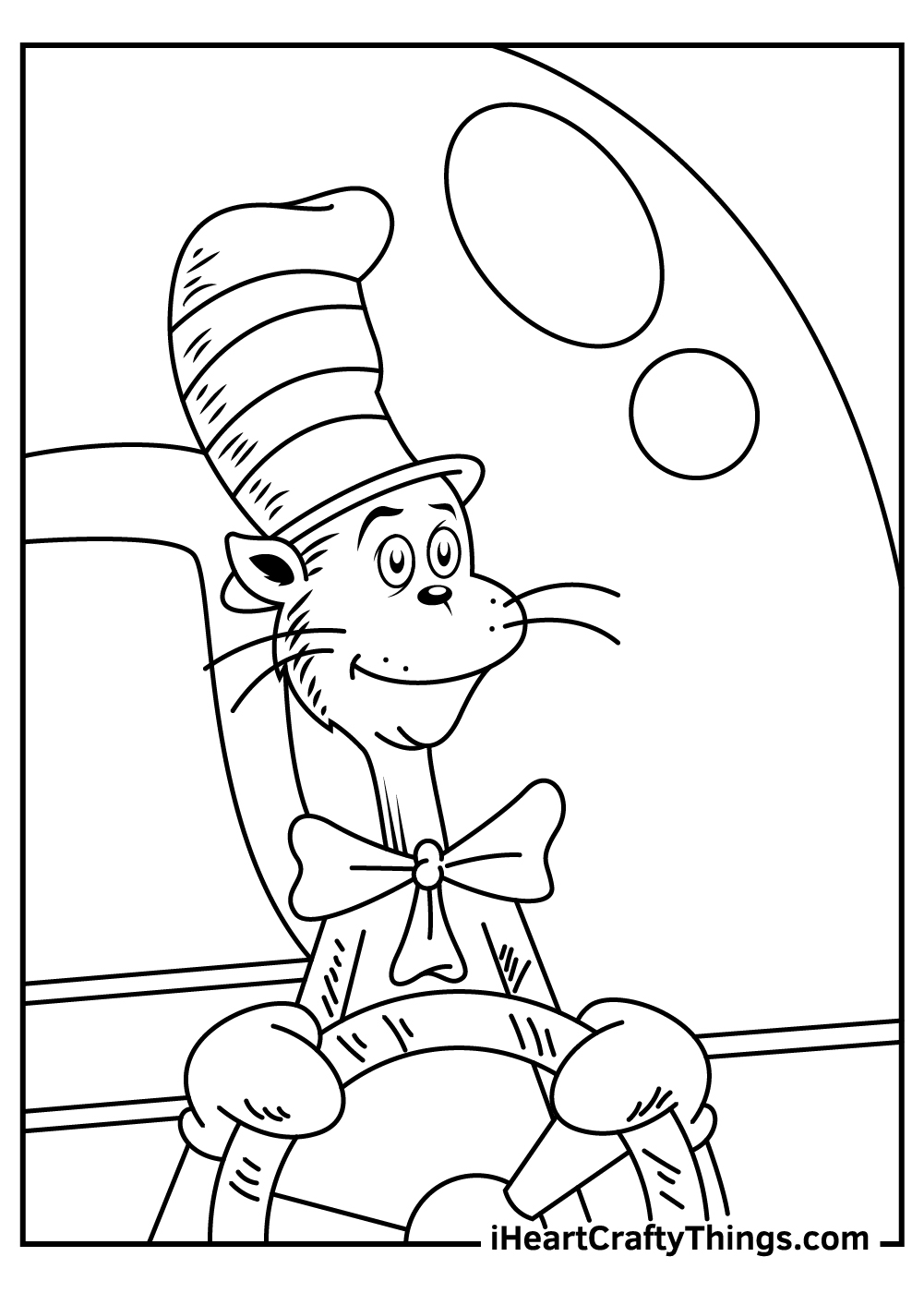Printable Cat In The Hat Coloring Pages Updated 2022 Printable Cat In The Hat Coloring Pages Updated 2022