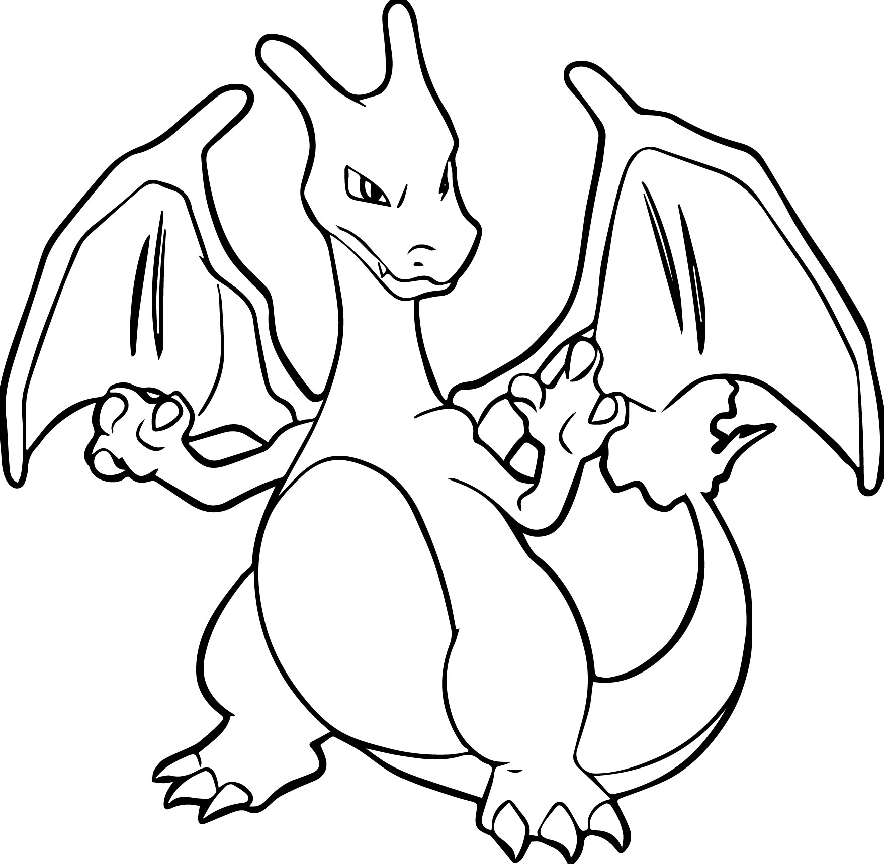 Printable Charizard Coloring Page Printable Charizard Coloring Page