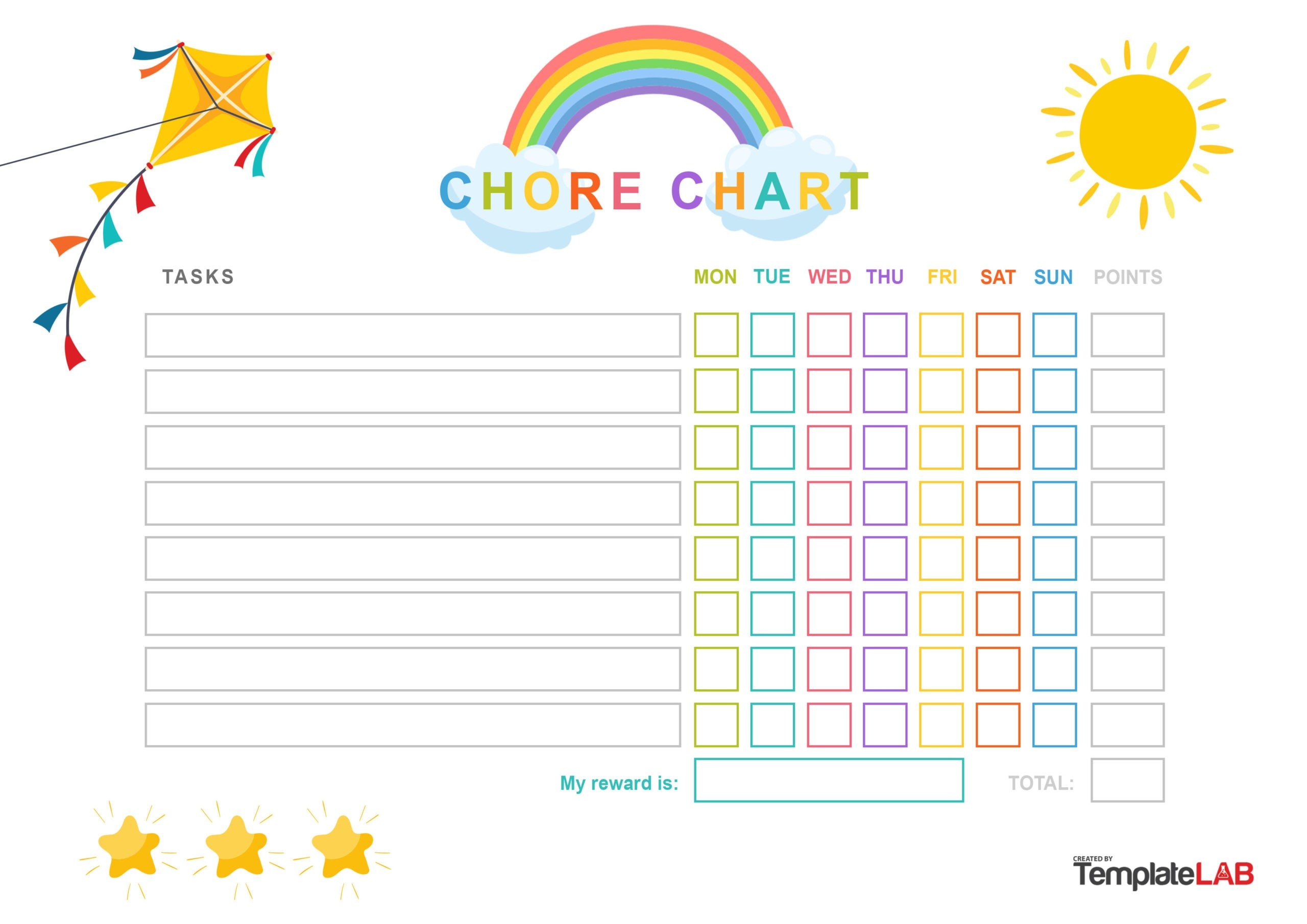 Printable Chore Charts For Kids