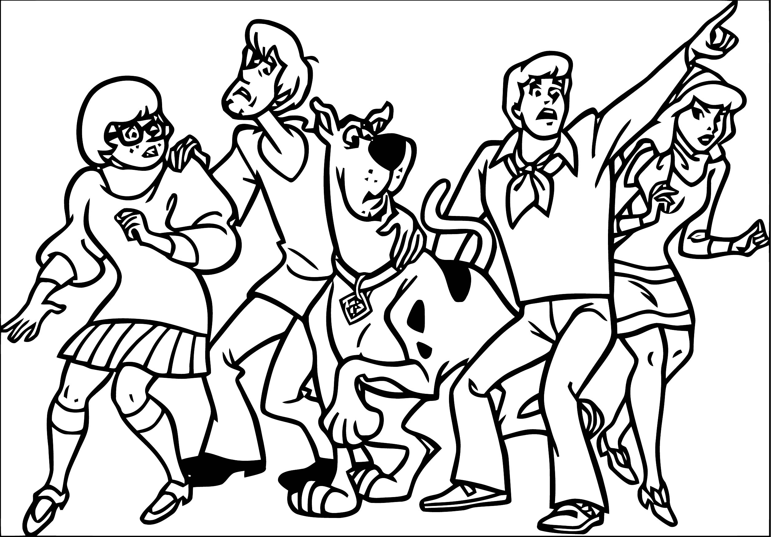 scooby doo coloring pages