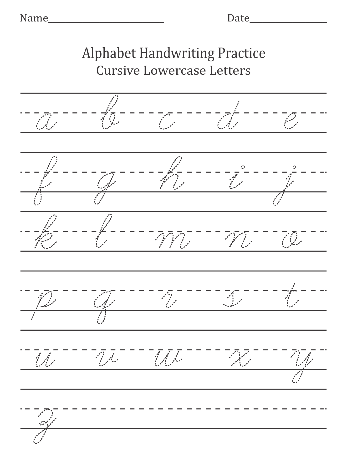 Printable Cursive Worksheets Improve Handwriting With Free Practice Sheets Printable Cursive Worksheets Improve Handwriting With Free Practice Sheets