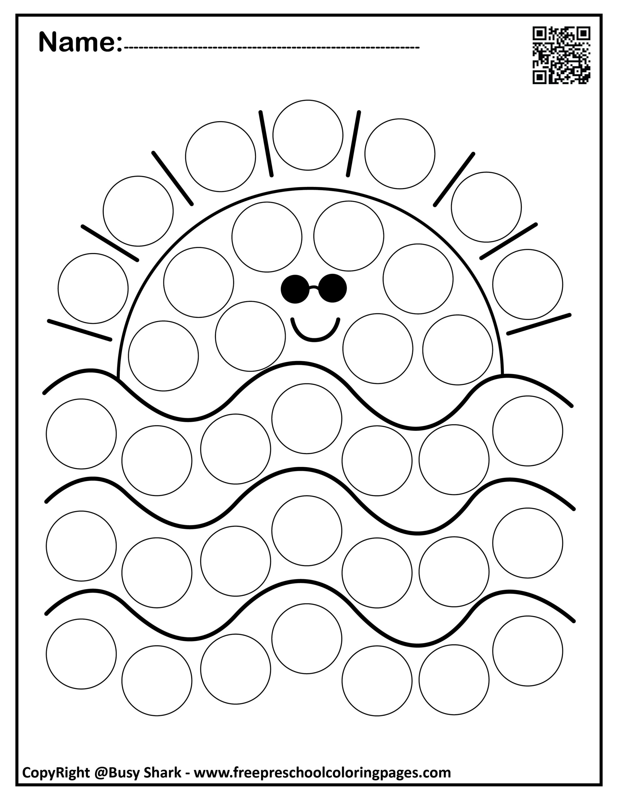 Printable Dot Marker Sheets