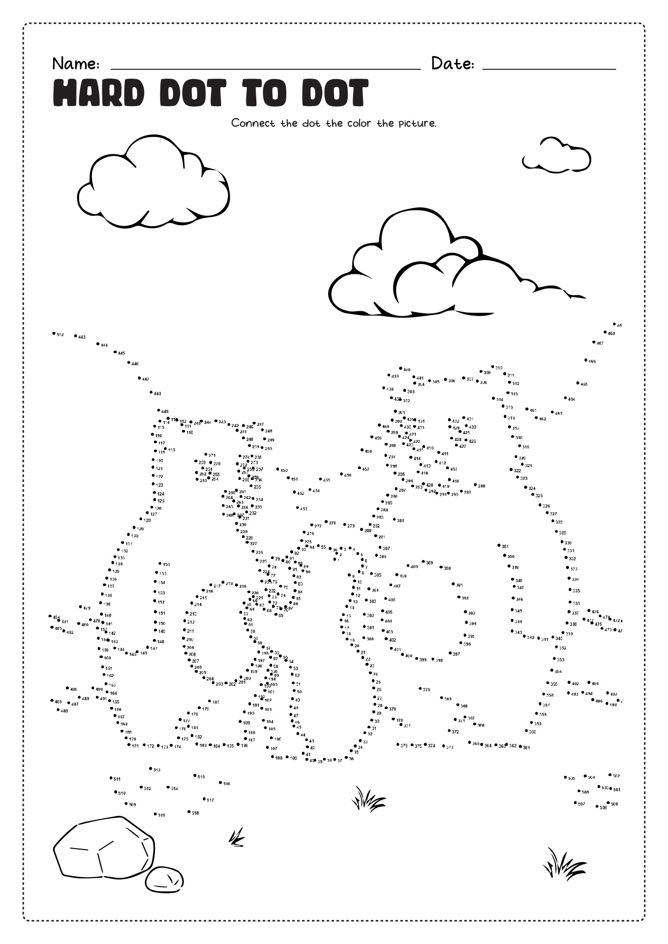 Printable Easter Dot to Dot Worksheet Easter Printables Tims 