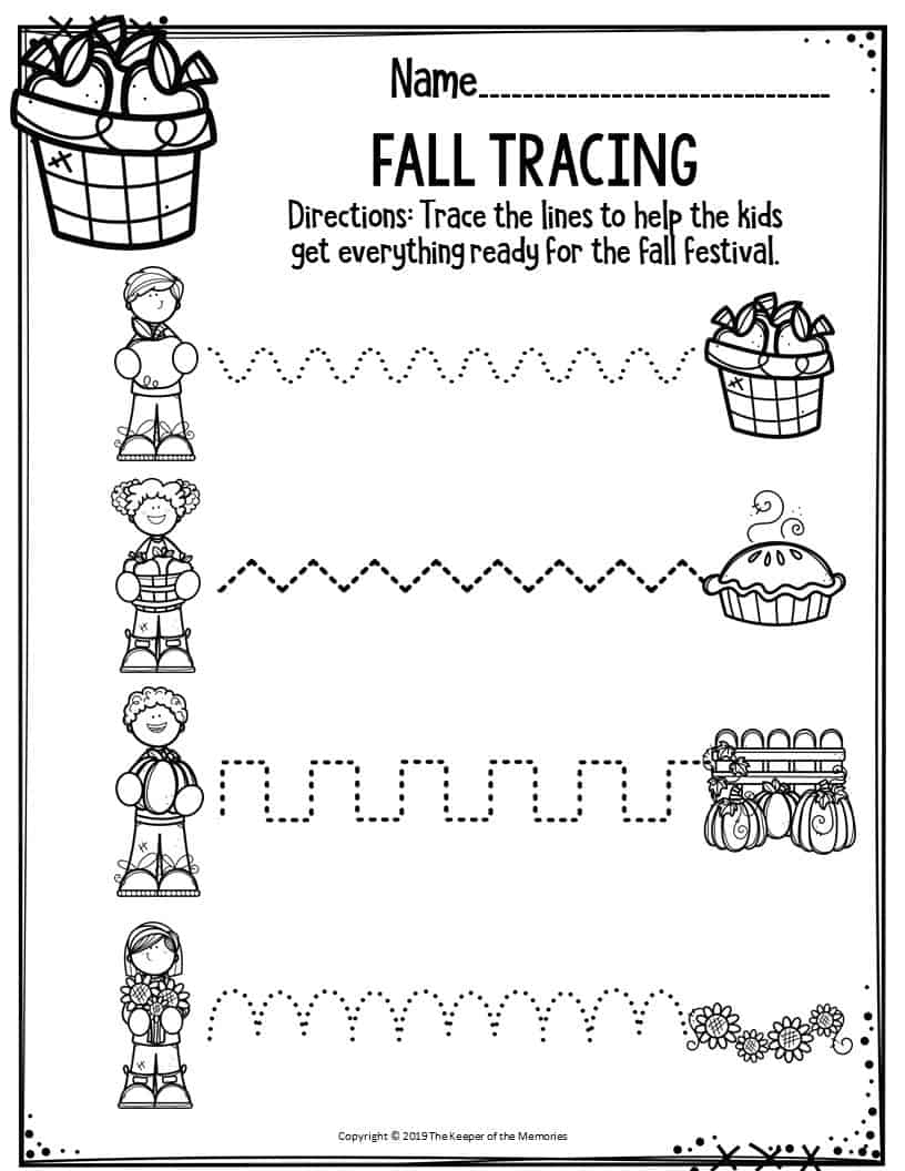 Printable Fall Activity Sheets Printable Fall Activity Sheets