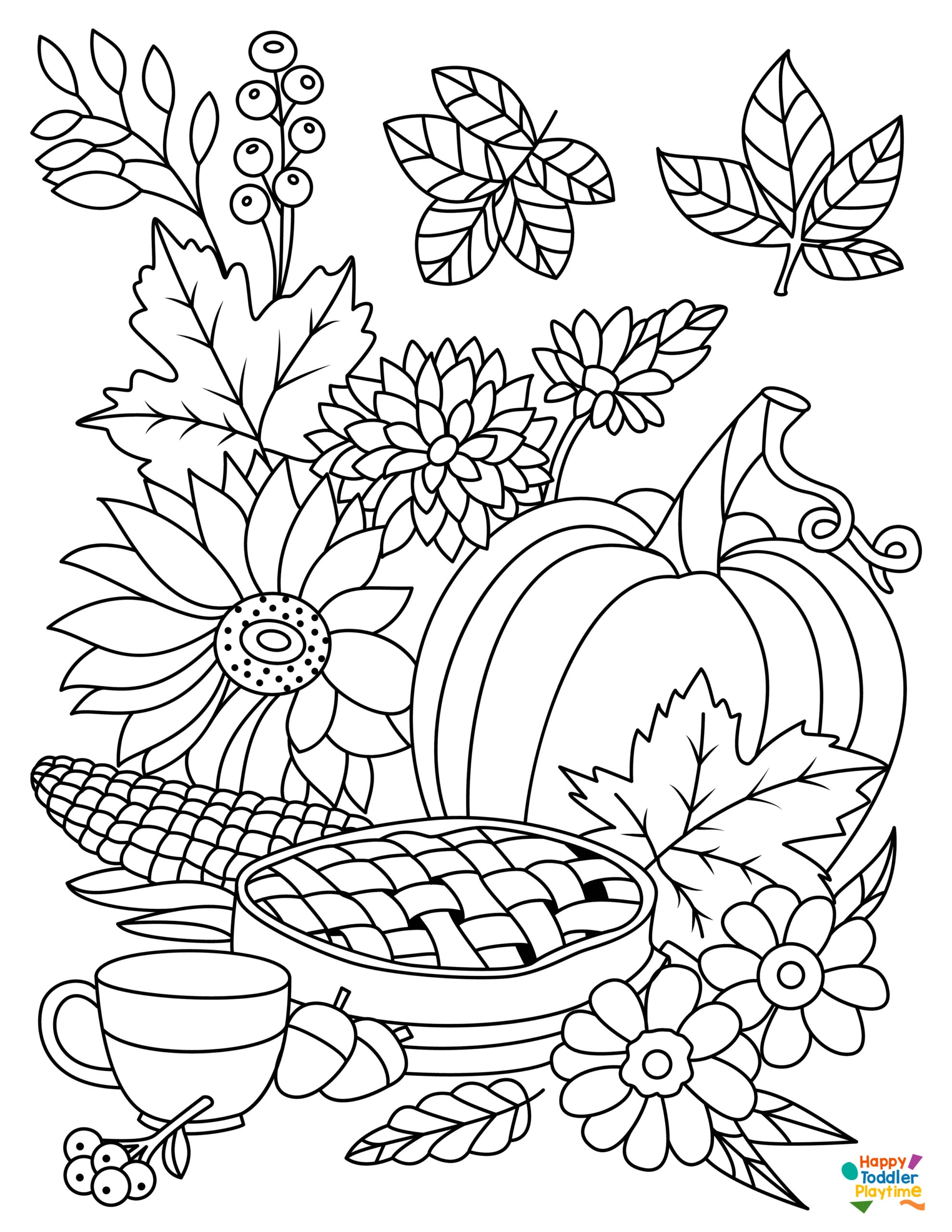 Printable Fall Coloring Pages 2025