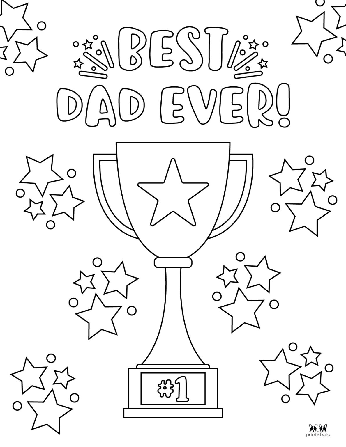 Printable Fathers Day Coloring Pages