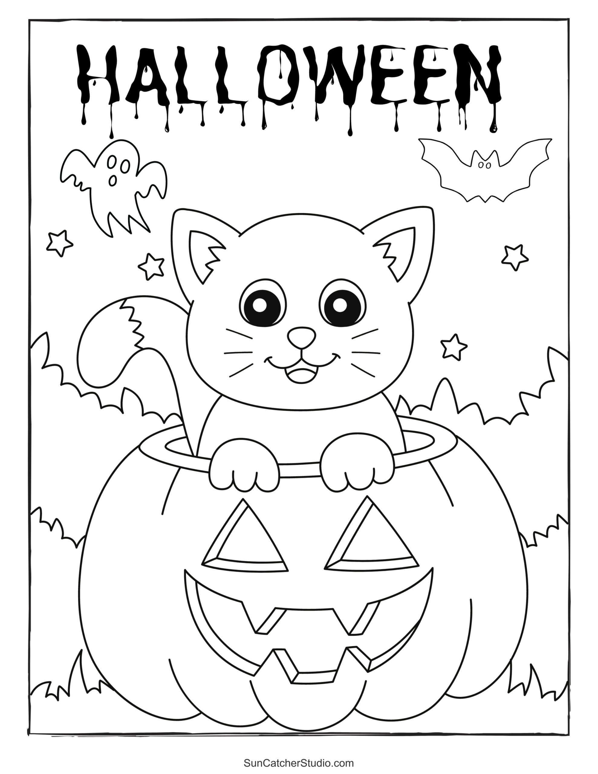 Printable Free Halloween Coloring Pages Jenny Printable