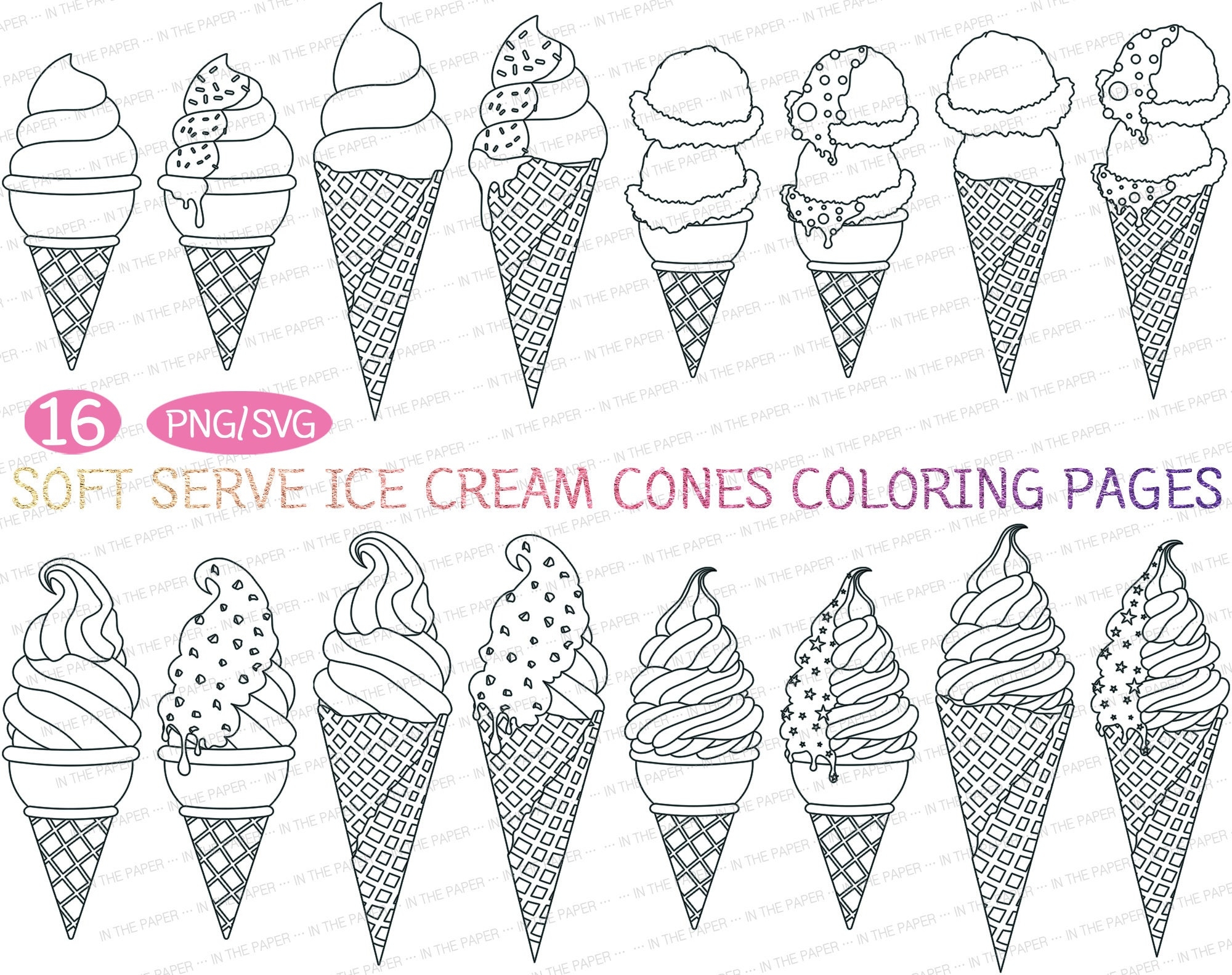 ice cream cone coloring page ice cream cone coloring page