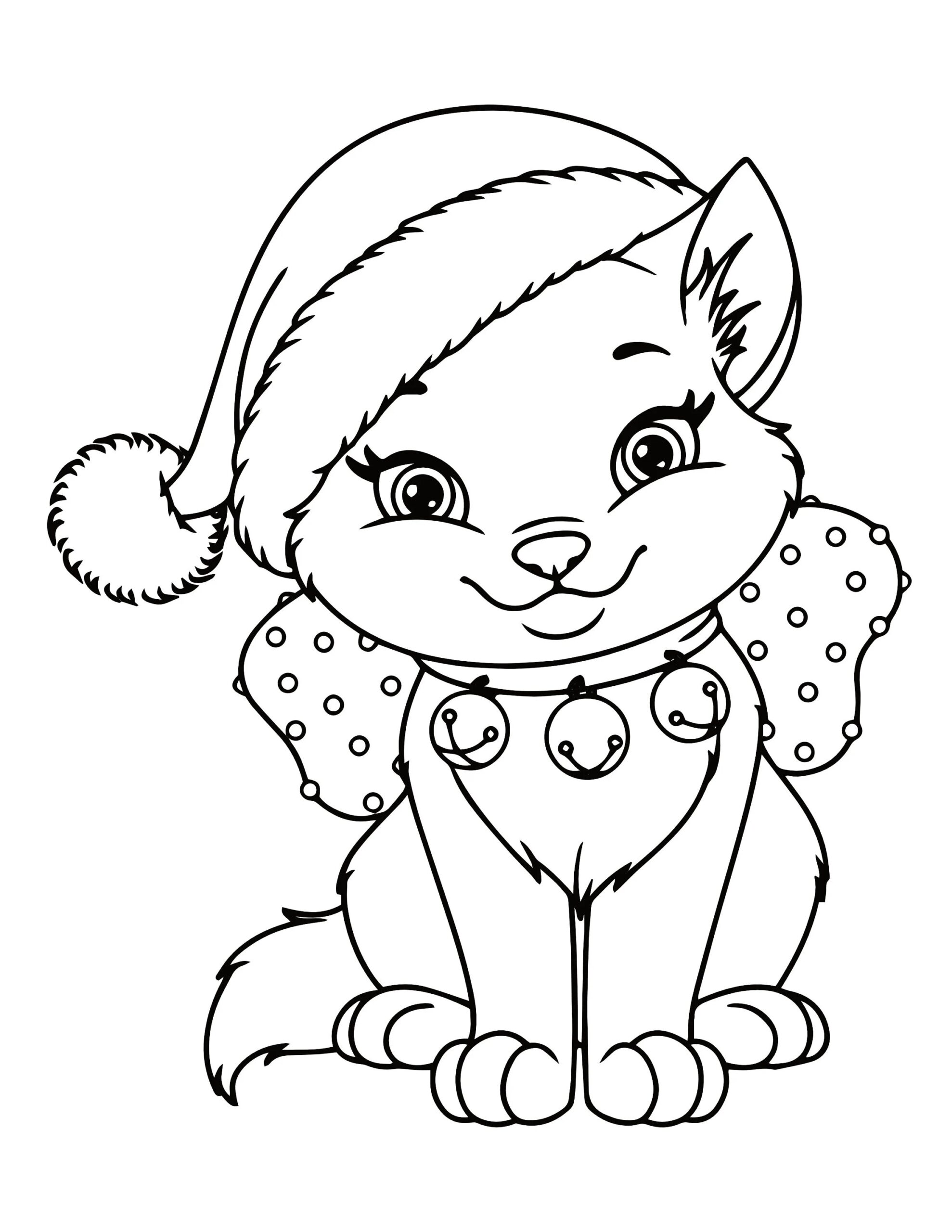 Printable Kitty Cat Coloring Pages Printable And Enjoyable Learning