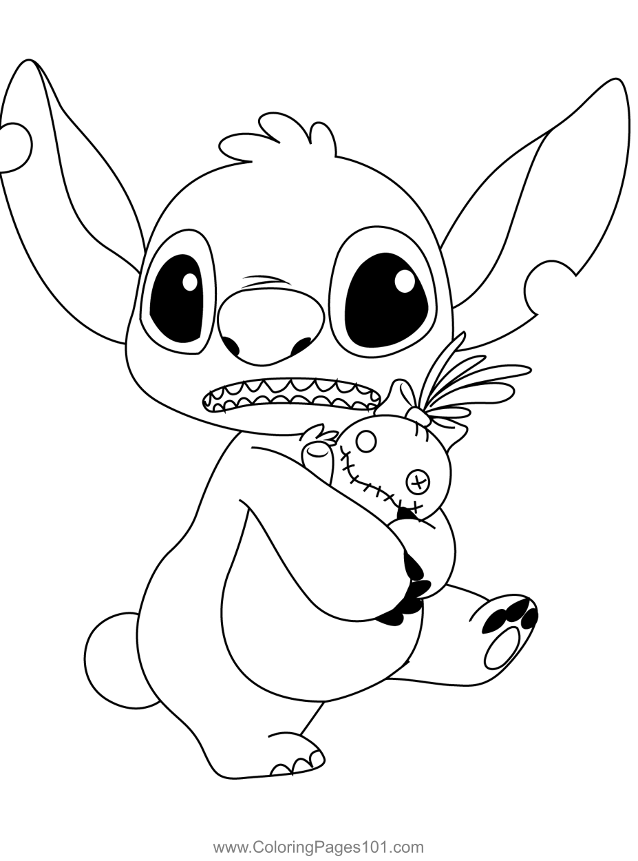 Printable Lilo And Stitch Coloring Pages