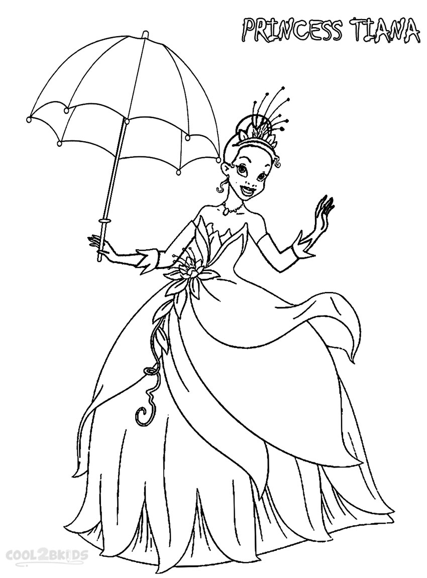 Printable Princess Tiana Coloring Pages For Kids Cool2bKids Printable Princess Tiana Coloring Pages For Kids Cool2bKids